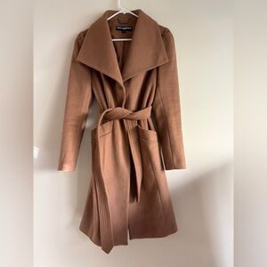 Karl Lagerfeld Tan Wool Coat (Like New!)